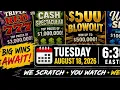 LIVE NEW OLD PA SCRATCH-OFF FAVORITES CHASING A BIG WIN Aug 18 6 30PM ET