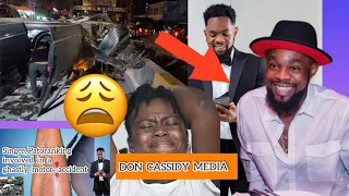 breaking news singer patoranking involved in a ghastly motor accident pray for him 