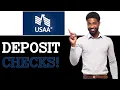 How To Deposit Checks On USAA Bank 2025