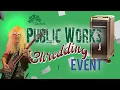 Oak Park Public Works-Paper Shredding Event