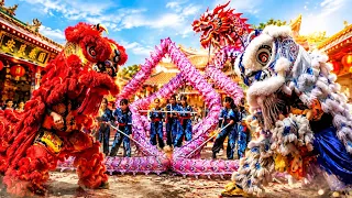 Atraksi Barongsai & Naga Liong Lion Dance múa lân 舞獅 cny | Sejit YMS. KWAN SING TEE KUN Dharma Virya