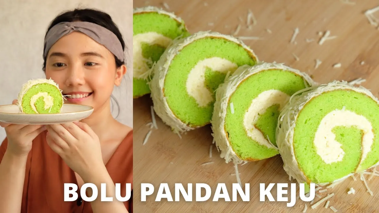 BOLU GULUNG PANDAN KEJU! 100 % JADI! BOLU GULUNG PANDAN KEJU! 100 % JADI!