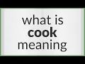 Cook meaning of Cook