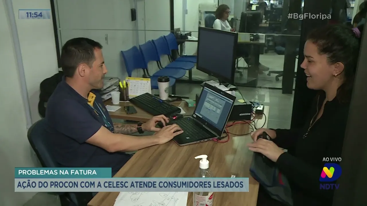 Ação do Procon com a Celesc atende consumidores lesados em Florianópolis