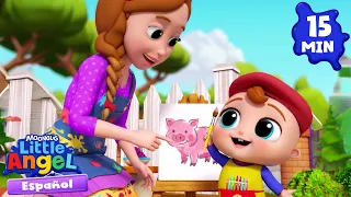 Dibujando un cerdo 🐷 Canciones Infantiles 🎵 Para bebés
