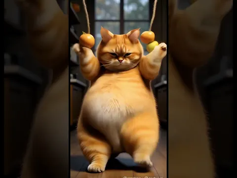 #fat fluffy creatures dance #joyful pet moves #cute round animals