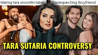 tara sutaria u0026 ap dhillon weird moments during concert veer pahariya was upset