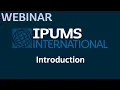Intro to IPUMS International Webinar March 28 2019