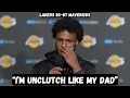 Download Lagu Bronny James LOCKS UP Cooper Flagg and BRICKS Game Winner - Post Game Interview - Lakers vs Mavs 