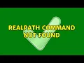 Unix Linux realpath command not found 4 Solutions