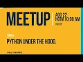 Python under the hood Python Medellin