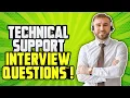 TECHNICAL SUPPORT Interview Questions Answers How to PASS a Technical Support Job interview