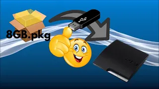How To Install PS3 PKG Games That Are Over 4GB in PS3 4 90