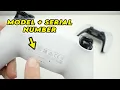 PS5 How to Find Model Serial Number