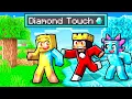 Minecraft BUT What You Touch TURNS TO DIAMOND