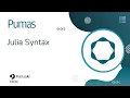 Julia Syntax