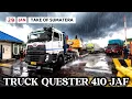Lagu TAKE OF MENUJU SUMATERA ‼️TRUCK QUESTER 410 JAF NAIK KAPAL DI PELABUHAN MERAK