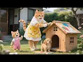 Download Lagu Ginger Kitten Meets a Poor Puppy in Rain 🌦️🏠, Mama Cat Joins the Rescue! 💖 | Cute Cat Videos