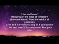 Download Lagu Crush 40- Live and Learn Lyrics (From Sonic Adventure 2)