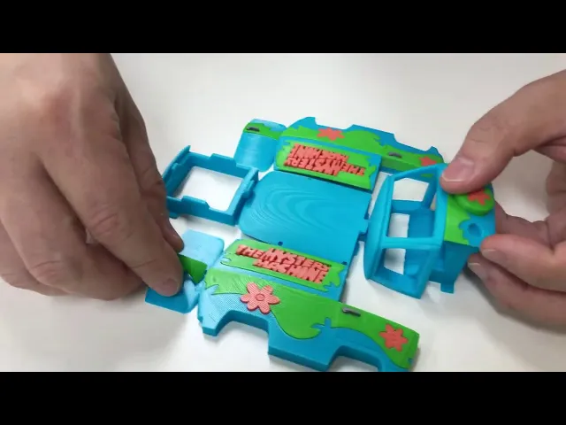 Foldable Mystery Machine - Scooby Doo video thumbnail