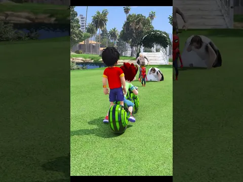 GTA5 SUPERMAN WAS GIVEN A CAR BY GRANNY GRANDPA | #shorts #gta5