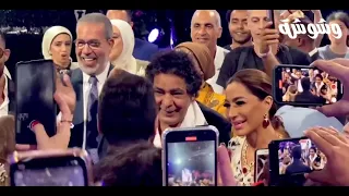 تامر حسني يغني اللية يا سمرا مع محمد منير و محمد رمضان يرقص 