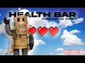 How to make a health bar in Roblox Studio mp4