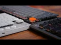 Keychron K1 Gateron red vs Logitech G915 TKL keysounds tactile and clicky