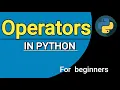 Operators in Python Python Tutorial in Hindi with Notes Beginner to Advanced Level