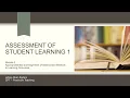 Module 2 Appropriateness and Alignment of Assessment Methods to Learning Outcomes