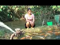 Download Lagu full video 30 day Fishing on a Bamboo Raft, Ancient fishing method, Young Girl's Fishing on River