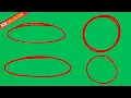 Lagu Green Screen Hand Drawn 4 animations effects of Red Circle/Highlighter/Marker | 4K | Global kreators
