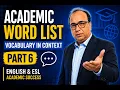 AWL Vocabulary in Context Test 6