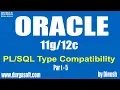 Oracle Type Compatibility Part - 5 by dinesh