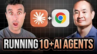 Running 10 AI Agents Simultaneously Using Claude for Chrome James Dooley Discusses with Dennis Yu