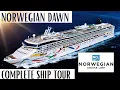 Norwegian Dawn Complete CRUISE Ship Tour