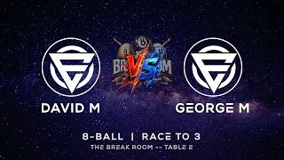 DAVID M vs GEORGE M - THE BREAK ROOM