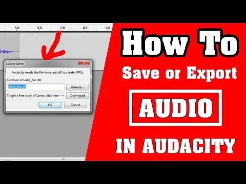 Download MP3 How To Save or Export Audio Files in Audacity Lame Mp3 Encoder (Only in 2 minute)