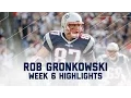 Rob Gronkowski Breaks Out with 162 Yards 1 TD Bengals vs Patriots NFL Wk 6 Player Highlights