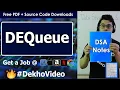 Double-Ended Queue in Data Structure DE-Queue Explained