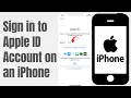 How to Sign in to Your Apple ID Account on an iPhone