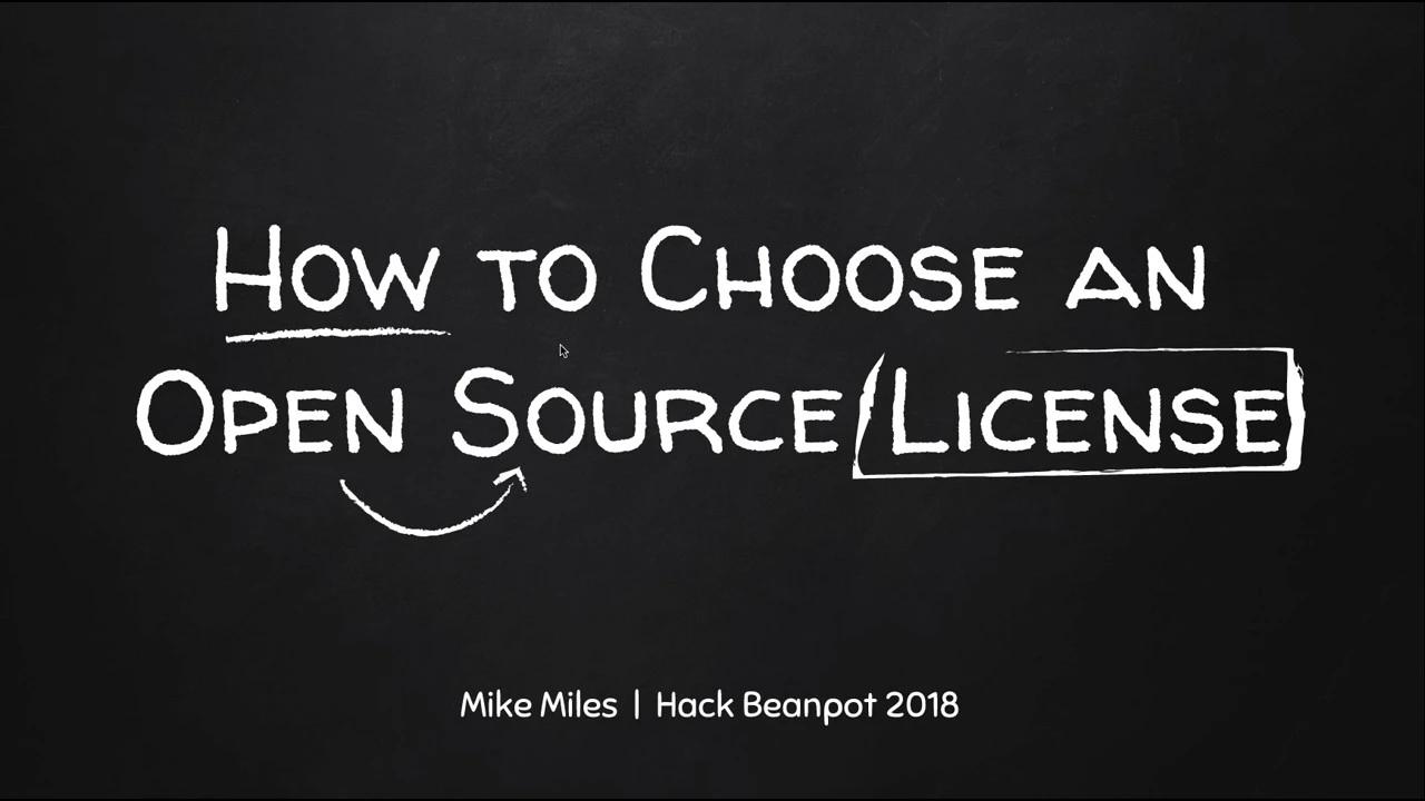 How to Choose an Open Source License | HackBeanpot 2018