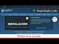 Python en la escuela 0 Instalacion y configuracion de Python y Visual Studio Code Hola Mundo