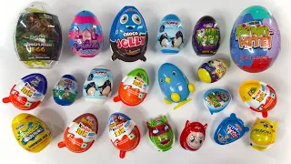 21 SURPRISE EGGS UNBOXING ASMR | Interesting Surprise Candies Opening | Kinder Joy