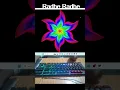 Amazing flower design using python turtle and coloursys