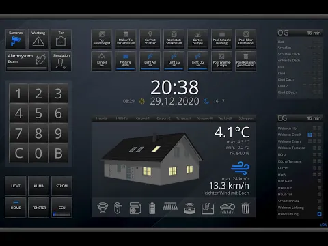 Download MP3 Smarthome Dashboard UHD - Design-Pack - Homematic & Mediola AIO NEO Creator - Smart Home Steuerung