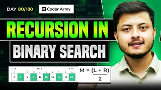 Lecture 57 Recursion in Binary Search