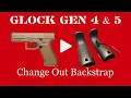 How to Replace or Change the Backstrap on a Glock