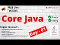 Core Java Tutorial Java Fundamentals Every Developer Must Learn First Complete Roadmap Red9SysTech