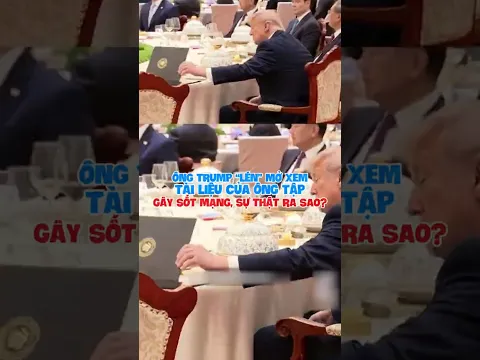 NÓNG: Trump LÉN mở xem tài liệu của Tập Cận Bình gây sốt mạng, sự thật ra sao?